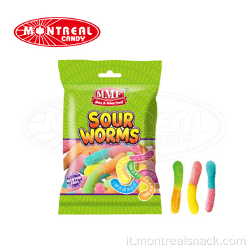 MMF Sour Neno Worms Caramelle gommose
